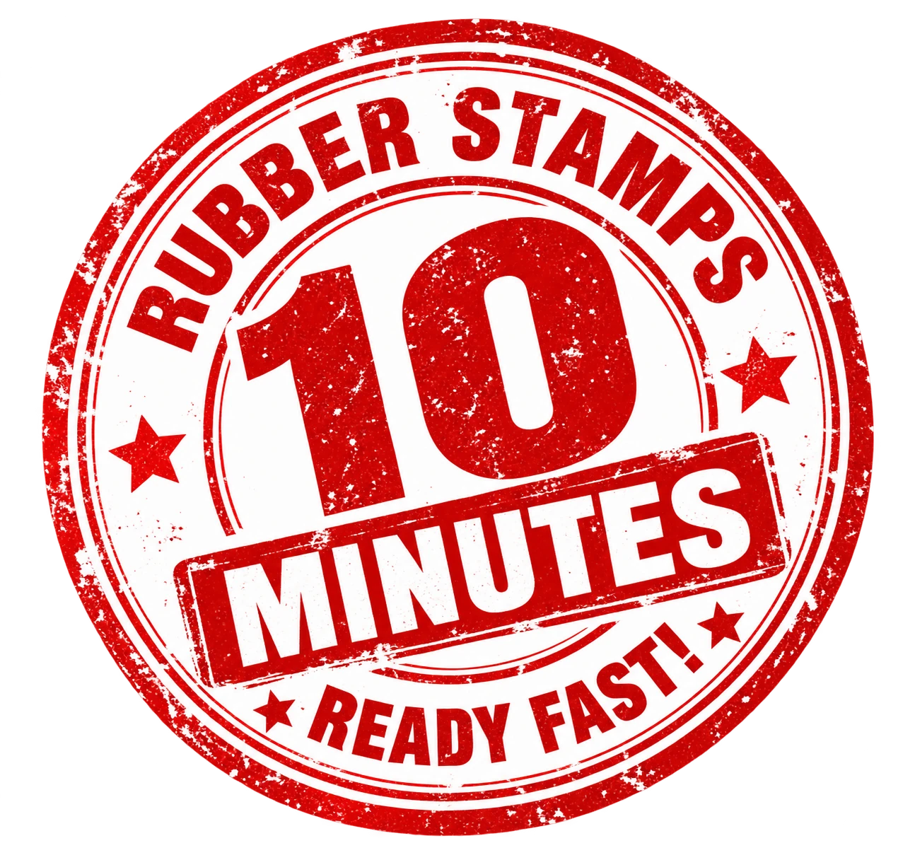 Rubber Stamps Ready in Just 10 Minutes
