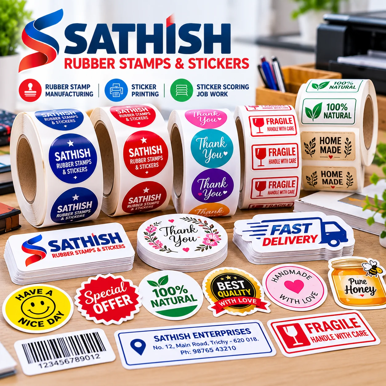 Custom Printed Stickers